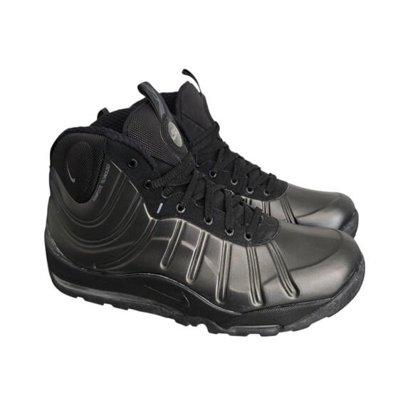 Nike Air Bakin Posite Shoes Mens Size 10 Triple Black Sneaker Boot 618056 001 main image 11